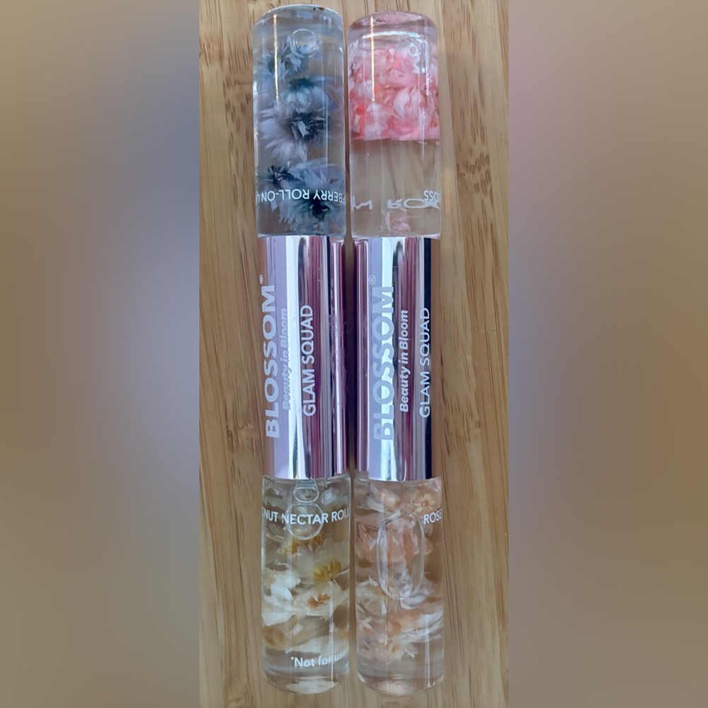 Blossom Glam Squad Lip Gloss and Perfume Oil Set